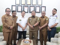 Pj Bupati Iswanto Terima Silaturahmi dan Audiensi Plt Kepala Kantor Pertanahan Aceh Besar