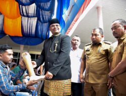 Pj Bupati Iswanto Dampingi Pj Gubernur Aceh Serahkan Bantuan Kaki Palsu