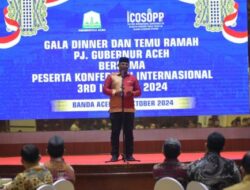 Pj Gubernur Safrizal Jamu Tamu dan Peserta Konferensi Internasional ICOSOPP