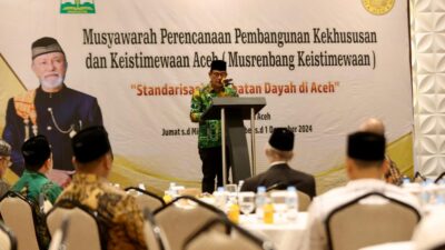 Plt Sekda Aceh Sambut Baik Musrenbang Keistimewaan Standarisasi Kesehatan Dayah yang Digelar Lembaga Wali Nanggroe