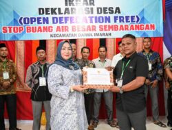 Pj Bupati Aceh Besar Luncurkan Deklarasi Kecamatan ODF di Darul Imarah