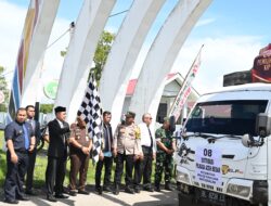 Forkopimda Aceh Besar Lepas Logistik Pilkada Tahun 2024