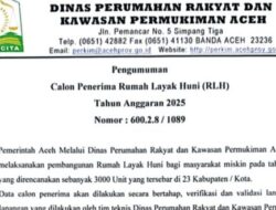 Pemerintah Aceh Umumkan Calon Penerima Rumah Layak Huni