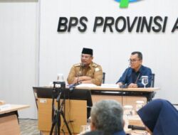 Penjabat Gubernur Aceh Buka Kegiatan Rilis Resmi Statistik BPS