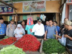 Pj Wali Kota Lhokseumawe Lakukan Monitoring Pasar, Pastikan Harga Pokok Tetap Stabil Jelang Nataru