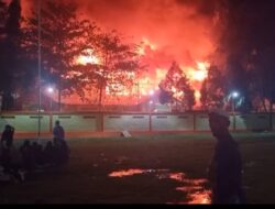 11 Unit Damkar BPBD Aceh Besar Dikerahkan Padamkan Kebakaran di Pesantren Babul Maqfirah