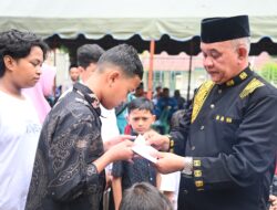 116 Anak Yatim Piatu Dapat Santunan Pada Perayaan Maulid Dan Hari Jadi Kecamatan Darul kamal Ke-25 Tahun