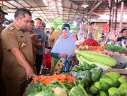 Pj Bupati Aceh Besar Tinjau Pasar Induk Lambaro