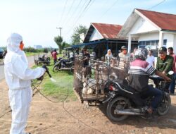 Pemkab Aceh Besar Berikan Disinfectan Gratis di Pasar Hewan Cegah PMK