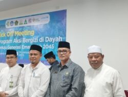 Kadis Pendidikan Dayah Aceh Besar Hadiri Kick Off Aksi Bergizi