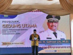 Pj Gubernur Safrizal Resmikan Gedung Baru Dinas Perkim Aceh
