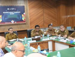 Pimpin Rapat SKPA, Wagub Aceh: Segera Tuntaskan Satu Data Aceh