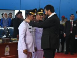 Mualem Lantik Syech Muharram dan Syukri A Jalil sebagai Bupati dan Wakil Bupati Aceh Besar
