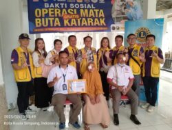 Lions International Beri Layanan Operasi Katarak, Gratis..!!