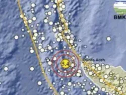 Banda Aceh Diguncang Gempa Magnitudo 5,4