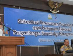 Plt Sekda Aceh : Sinkronisasi RPJM Kabupaten, Provinsi dan Nasional Penting untuk Wujudkan Visi Misi Pemerintah