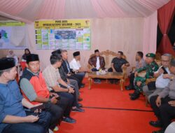 Bupati Aceh Besar Serahkan Logistik di Pos Pengamanan Lebaran