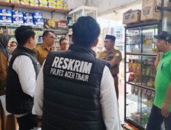 Polisi dan Disperindag Geledah Sejumlah Swalayan di Aceh Timur