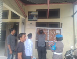 Perangi Narkoba, Polsek Tapaktuan Tempel Stiker Imbauan