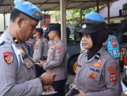 Tingkatkan Disiplin dan Ketertiban Anggota, Polres Aceh Selatan Gelar Gaktibplin