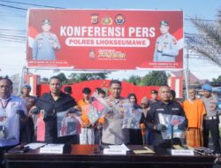 Polres Lhokseumawe Ungkap Tiga Kasus Besar