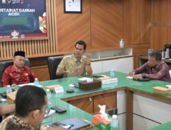 Plt Sekda Aceh dan Bupati Aceh Jaya Bahas Persiapan PORA XV