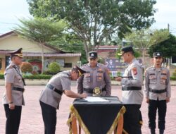 Sejumlah Pejabat Utama di Polres Aceh Timur Dipindahkan