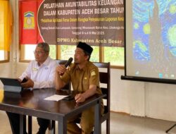 Pengurus BUMG di Aceh Besar Dapat Pelatihan Penggunaan Aplikasi Forsa