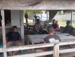 Kapolsek Jaya Sambangi Warga di Keude Kupi Desa Lamme