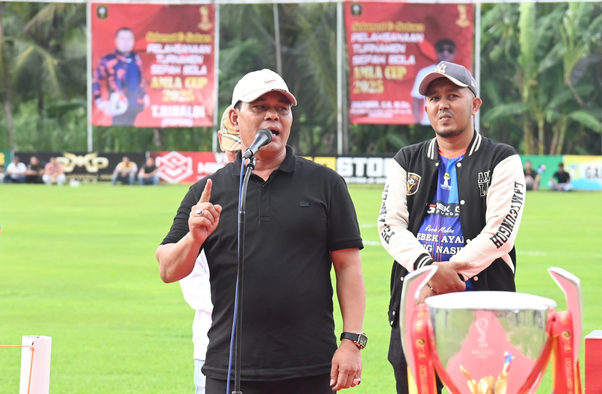 Syech Muharram Buka Turnamen Sepak Bola PS AMLA Cup 2025