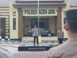 Kapolres Aceh Jaya Tegaskan Personel Jauhi Narkoba dan Judi Online