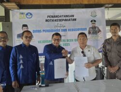 Disdikbud dan Kejari Aceh Besar Tanda Tangani Nota Kesepakatan