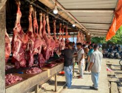 Jelang Idul Adha, Harga Daging di Pasar Induk Lambaro Masih Stabil