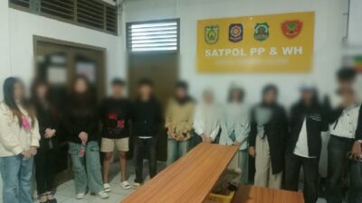11 Wanita Berpakaian Ketat Diamankan Satpol PP dan WH Aceh