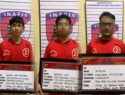 3 Bandar Judi Online Diringkus Polres Aceh Barat