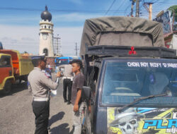 Satlantas Polres Langsa Gelar Penertiban Truk ODOL