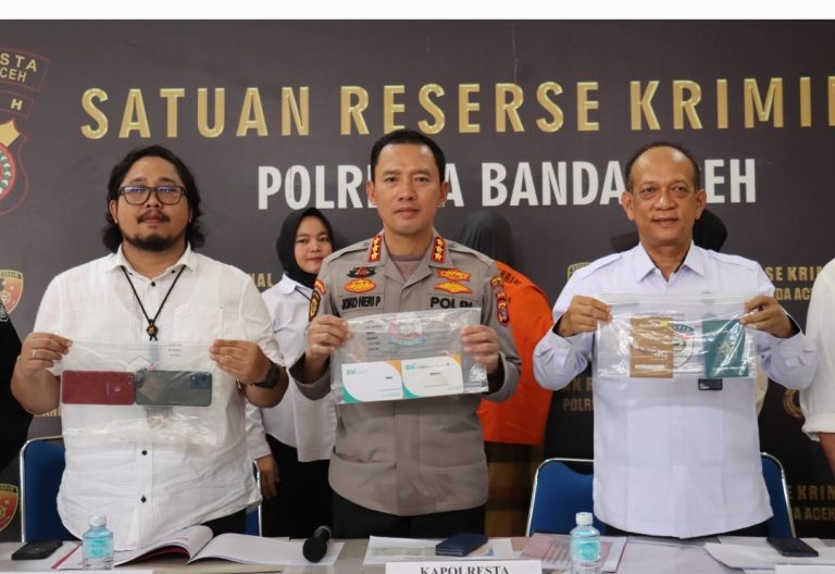 Polresta Banda Aceh Ungkap Fakta Terbaru Kasus TPPO