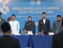 Anggota Badan Baitul Mal Banda Aceh Dilantik