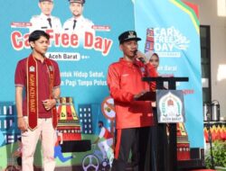 Warga Aceh Barat Nikmati Car Free Day, Pemkab Sediakan Layanan Publik Gratis
