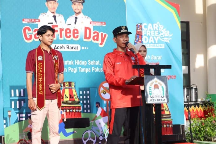 Warga Aceh Barat Nikmati Car Free Day, Pemkab Sediakan Layanan Publik Gratis