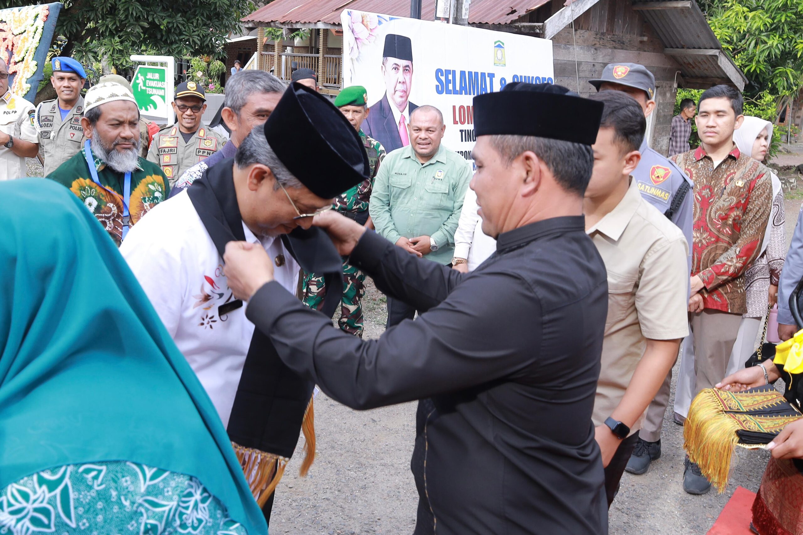 Syech Muharram Sambut Tim Penilai Lomba Gampong di Beuradeun