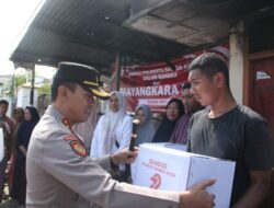 Kapolresta Banda Aceh Serahkan Bantuan bagi Korban Kebakaran Sukaramai