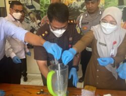 Polres Lhokseumawe Musnahkan 107,56 Gram Sabu