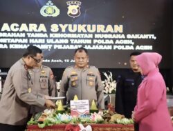 Terima Anugerah Tanda Kehormatan Nugraha Sakanti, Polda Aceh Gelar Syukuran
