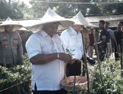 Sekda Aceh Besar Panen Raya Program Ketahanan Pangan Rutan Kelas IIB Kota Jantho