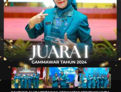 HKG PKK Ke – 53, Ny. Yuyun Armia Terima Penghargaan Juara I Gammawar