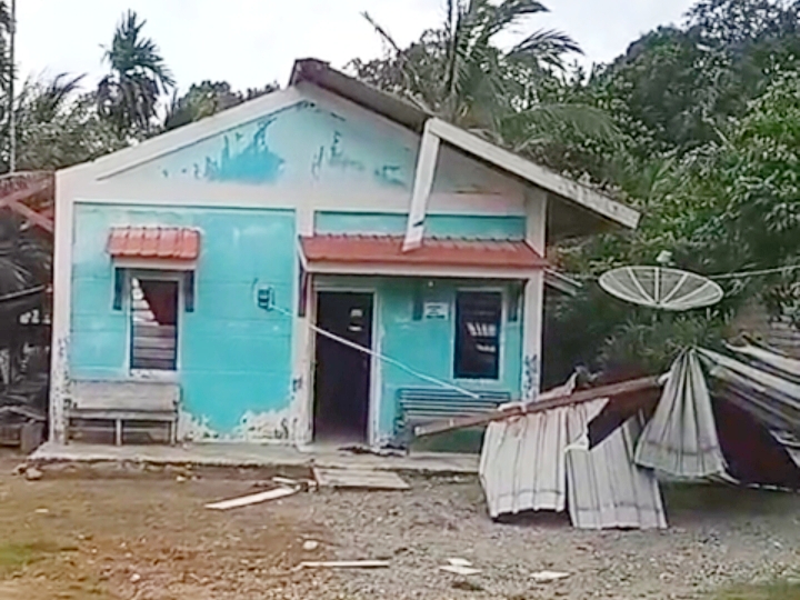 Angin Kencang Terjang Woyla, Satu Rumah Warga Rusak