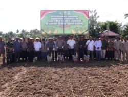 Kapolres Aceh Barat Pimpin Penanaman Jagung Serentak Kwartal III
