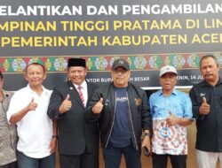 PWI Ucapkan Selamat dan Apresiasi Bupati atas Pelantikan BJ Sebagai Sekda Aceh Besar
