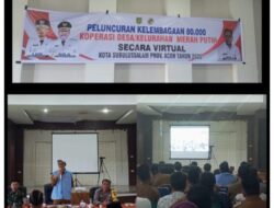 Walikota HRB Ikuti Lounching Koperasi Merah Putih Secara Virtual